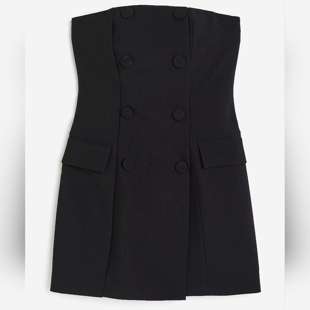H&M Tuxedo Mini Dress